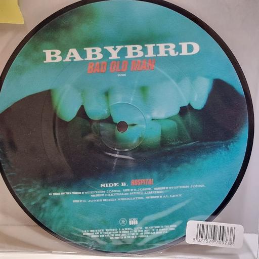 BABYBIRD Bad old man 7" picture disc single. ECS60
