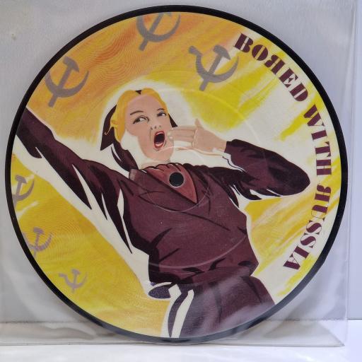 BUDGIE Bored with Russia 7" picture disc single. RCAP271
