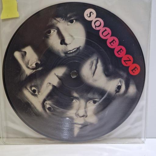 SQUEEZE When the hangover strikes 7" picture disc single. AMSX8237