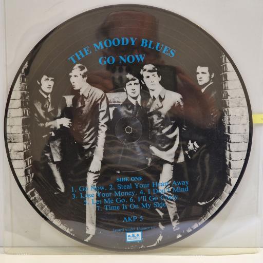 THE MOODY BLUES Go now 12" picture disc LP. AKP5