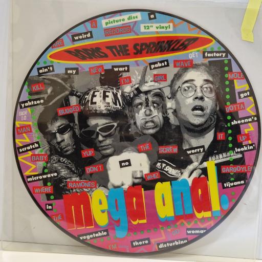 BORIS THE SPRINKLER Mega Anal 12" picture disc LP. RH-48