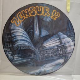 VARIOUS FT. TOCOTRONIC, NAPALM DEATH, CUCUMBER MEN, BLIND PASSENGERS Zensur!? 12" picture disc LP.