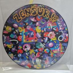 VARIOUS FT. LEROYS, HERBERT GRONEMEYER, MESSER BANZANI, DONNA REGINA Zensur!? 12" picture disc LP.