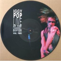 IGGY POP Live at the Channel Boston M.A. 1988 VOL. TWO 12" limited edition picture disc LP. MIG41