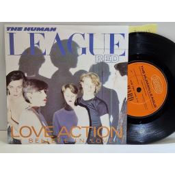 THE HUMAN LEAGUE Hard Times / Love Action (I Believe In Love) 7" single. VS435