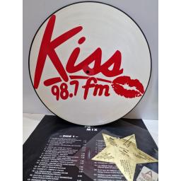 VARIOUS FT. CAPTAIN ROCK, MIDNIGHT STAR, PAMELA JOY, SHALAMAR Kiss 98.7 FM Mix 12" picture disc LP. TSR 630101