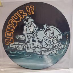 VARIOUS FT. SKRUPEL, BAD PHIS, LOTTE OHM, DAUS AUGE GOTTES Zensur!? 12" picture disc LP.