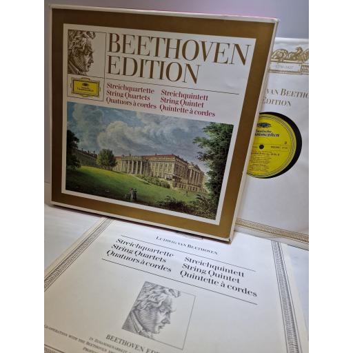 LUDWIG VAN BEETHOVEN Beethoven Edition - The String Quartets 11x12" vinyl LP box set. 27200110