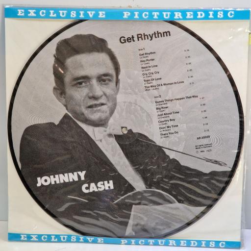 JOHNNY CASH Get rhythm 12" picture disc LP. AR30029