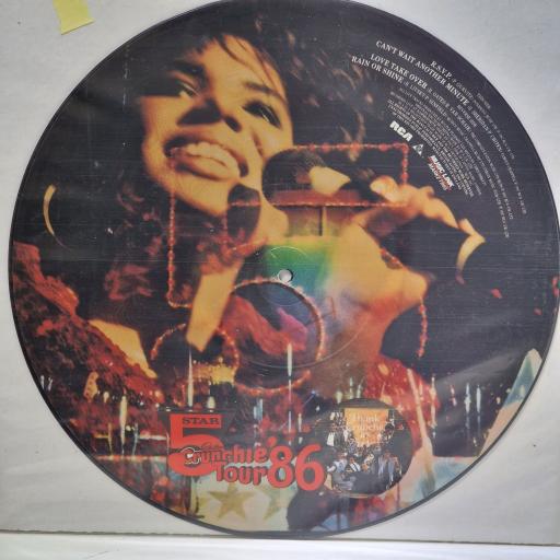 5 STAR Crunchie Tour '86 12" limited edition picture disc EP. Five Star Picture Disc