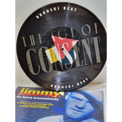 JIMMY SOMERVILLE / BRONSKI BEAT / THE COMMUNARDS To Love Somebody / Smalltown Boy / Don't Leave Me This Way / Adieu 12" Limited Edition picture disc EP. LONXR281