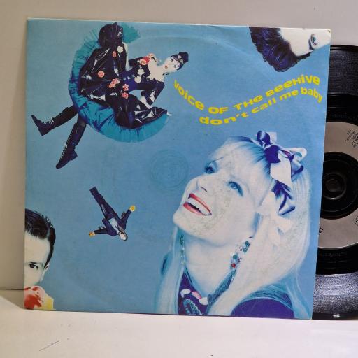 VOICE OF THE BEEHIVE Don't call me baby 7" single. LON175