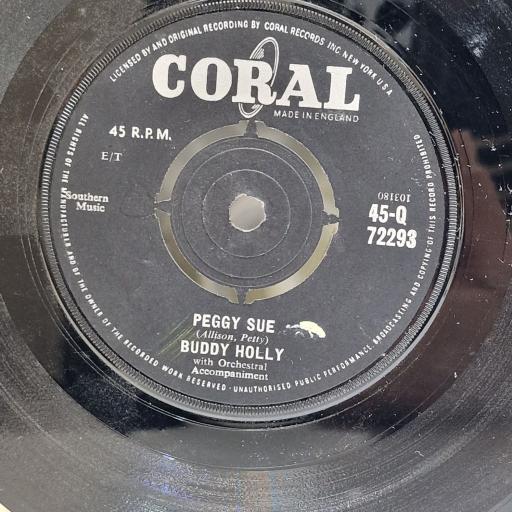 BUDDY HOLLY Peggy Sue 7" single. 45-Q-72293