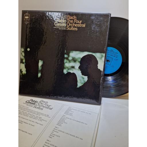 BACH, PABLO CASALS, MARLBORO FESTICAL ORCHESTRA Bach The four orchestral suites 2x12" vinyl LP box set. MET2015