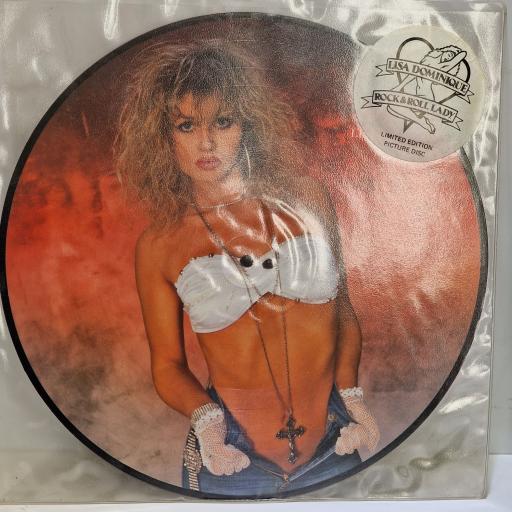 LISA DOMINIQUE Rock 'N' roll lady 12" limited edition picture disc LP. WKFM PD 117