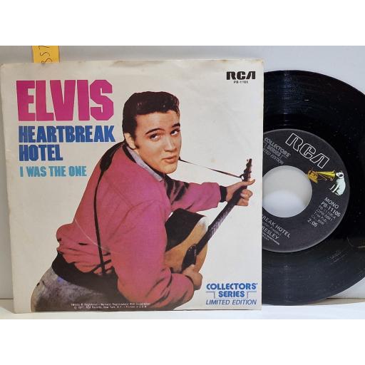 ELVIS PRESLEY Heartbreak hotel 7" limited edition single. PB-11105