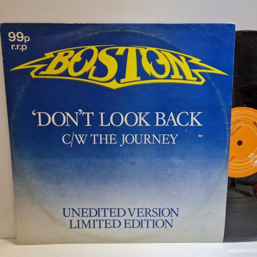 BOSTON Don't look back 12" limited edition single. EPC12 6653
