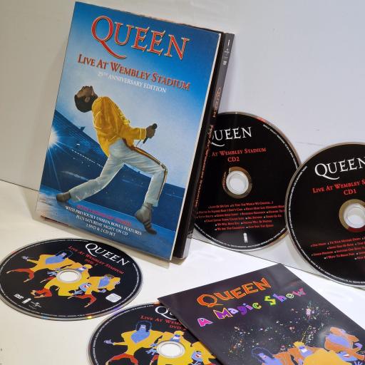 QUEEN Live At Wembley Stadium 2x DVD, 2x CD. 602527795706