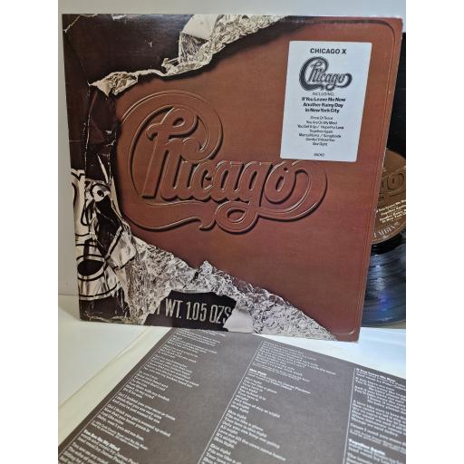 CHICAGO Chicago X 12" vinyl LP. CBS86010
