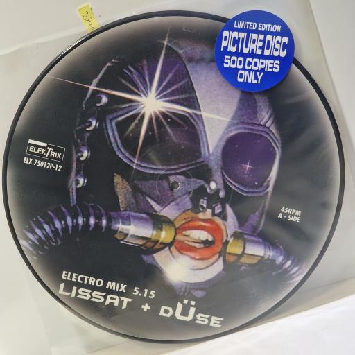 LISSAT + DUSE Music Is My Life 12" limited edition picture disc single. ELX 75012P-12