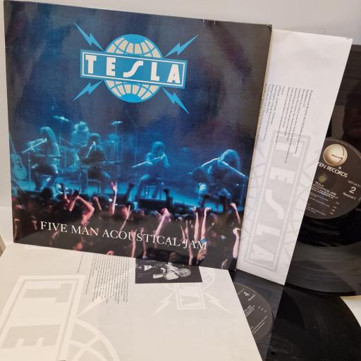 TESLA Five man acoustical jam 2x12" vinyl LP. GEF24311