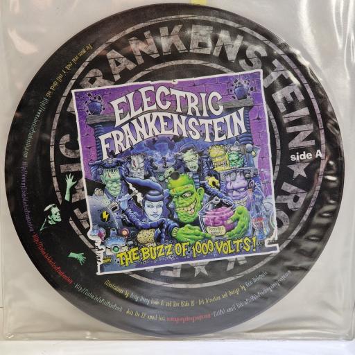 ELECTRIC FRANKENSTEIN The Buzz Of 1000 Volts! 12" picture disc LP. 746105015319