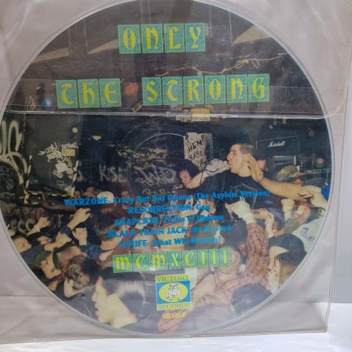 VARIOUS FT. ZERO TOLERANCE, SUMTHIN' TO PROVE, ENDPOINT Only The Strong MCMXCIII 12" picture disc LP. 746105001015