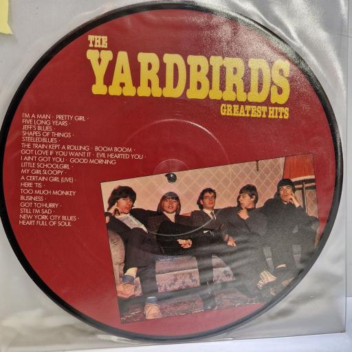 THE YARDBIRDS Greatest hits 12" picture disc LP. U/80050PD