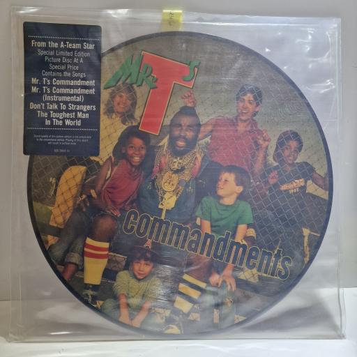 MR. T Mr. T's Commandments 12" limited edition picture disc EP. 8C8-39910S1