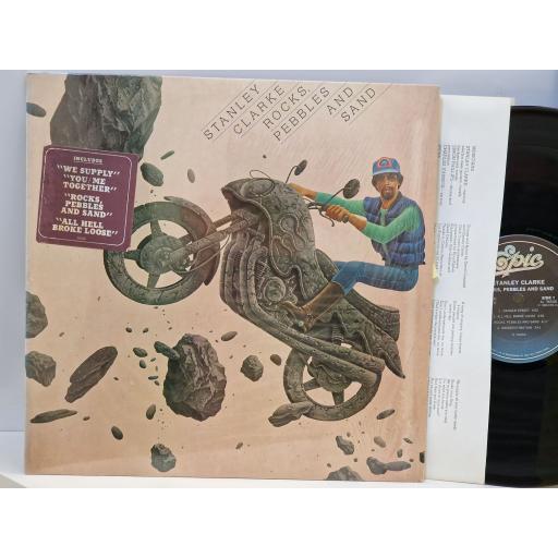 STANLEY CLARKE Rocks, pebbles and sand 12" vinyl LP. JE36506