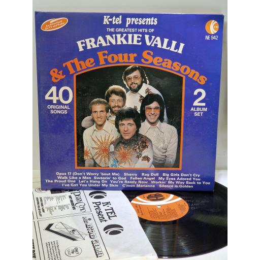 FRANKIE VALLI & THE FOUR SEASONS The greatest hits 2x12" vinyl LP. NE942