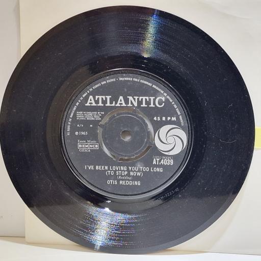 OTIS REDDING I've been loving you too long (to stop now) / Respect 7" single. AT.4039