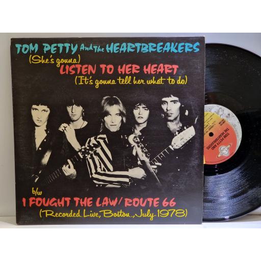 TOM PETTY AND THE HEARTBREAKERS Listen to her heart 12" limited edition single. 12WIP6455