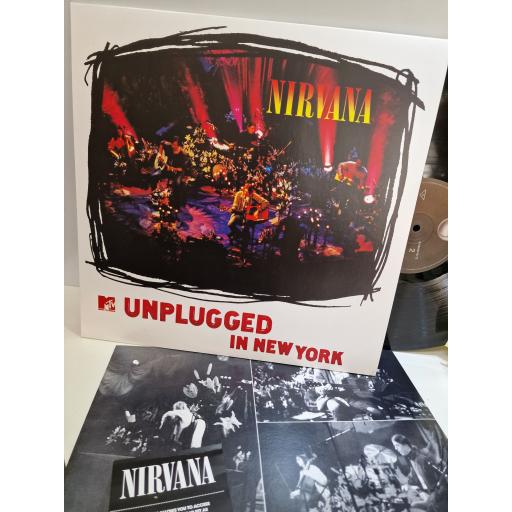 NIRVANA Unplugged in New York 12" vinyl LP. 0720642472712