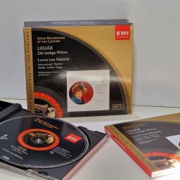 LEHAR, LOVRO VON MATACIC, SCHWARZKOPF, WACHTER, STEFFEK, GEDDA, KNAPP PHILHARMONIA CHORUS AND ORCHESTRA Die Lustige Witwe 2x compact disc. 5673702