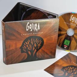 GOJIRA L'Enfant Sauvage compact disc and DVD-VIDEO. 016861765156