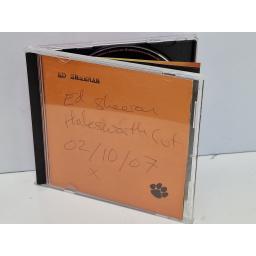 ED SHEERAN Ed Sheeran SIGNED compact disc. ESCD001