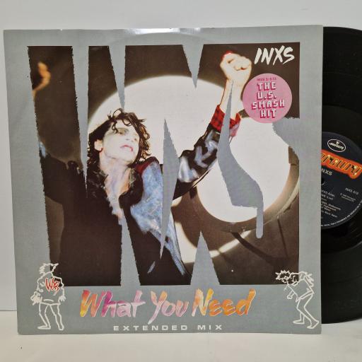 INXS What you need (Extended Mix) 12" vinyl EP. INXS512