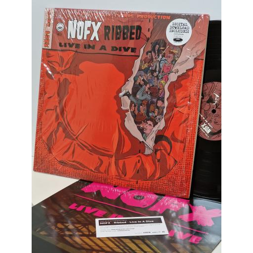 NOFX Ribbed - Live In A Dive 12" vinyl LP. FAT902-1