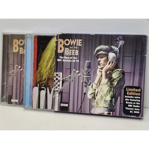 DAVID BOWIE Bowie at the Beeb (The best of the BBC session 68-72) limited edition 3x compact disc set. 724352895823
