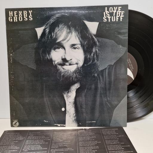 HENRY GROSS Love is the stuff 12" vinyl LP. LIS82641