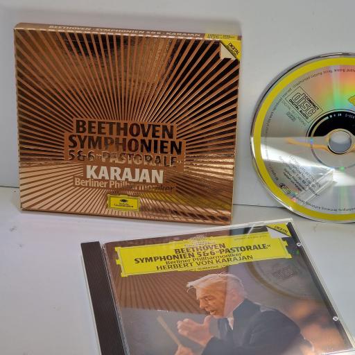 BEETHOVEN, KARAJAN, BERLINER PHILHARMONIKER Symphonien 5 & 6 Pastorale compact disc. 413932-2