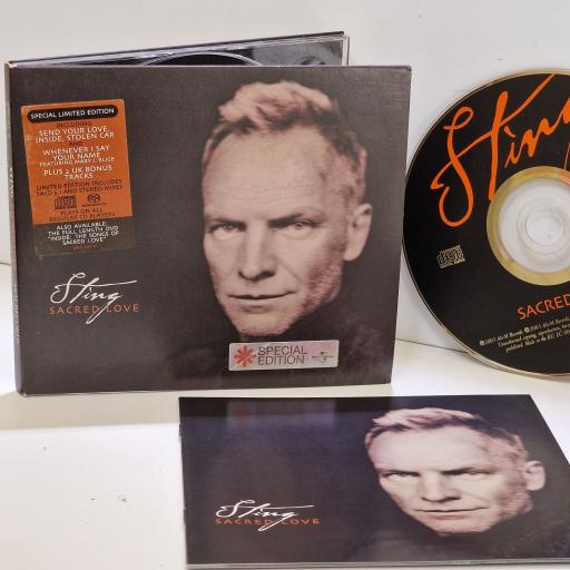 STING Sacred love LIMITED EDITION compact disc. 602498606193