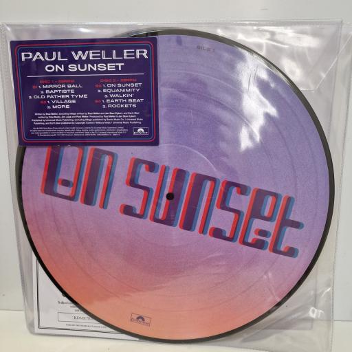 PAUL WELLER On sunset 12" picture disc LP. 0880415