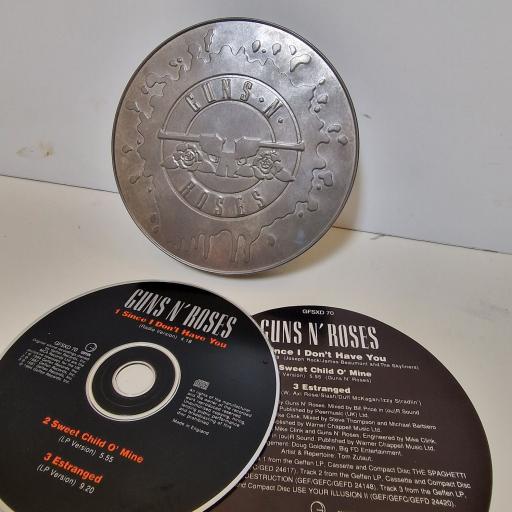 GUNS N' ROSES Since I Don't Have You compact disc limited edition metal tin. GFSXD70