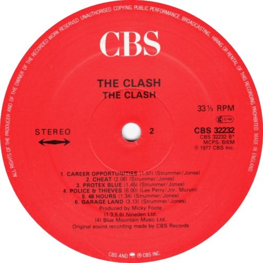 THE CLASH the clash CBS 32232