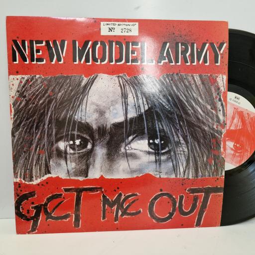 NEW MODEL ARMY Get me out LIMITED EDITION 10" vinyl EP. 10NMA10