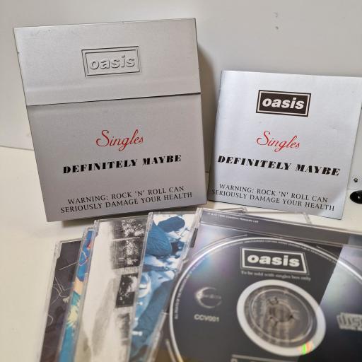 OASIS Definetly maybe singles 4x LIMITED EDITION compact disc. CREDM002
