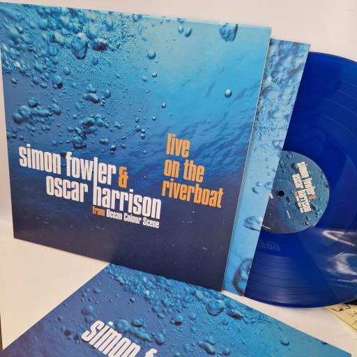 SIMON FOWLER & OSCAR HARRISON Live on the riverboat 2x12" LIMITED EDITION vinyl LP. DEMREC987