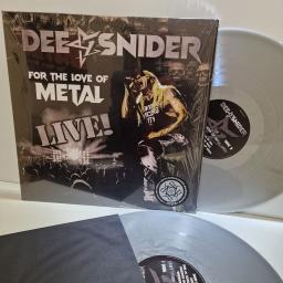 DEE SNIDER For The Love Of Metal Live! Limited edition 2x12" vinyl LP & DVD-VIDEO. 840588135530